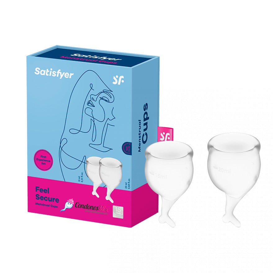 Satisfyer Copa menstrual feel secure transparente