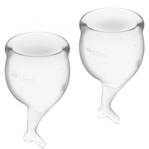 Satisfyer Copa menstrual feel secure transparente