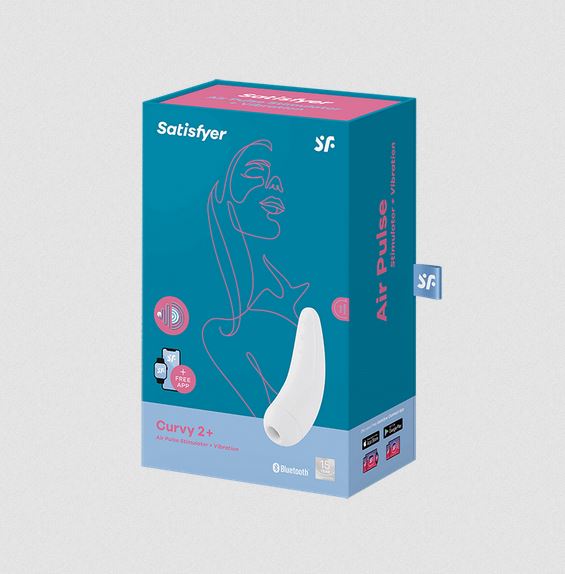 Satisfyer Curvy 2 bluetooth con APP estimula clitoris y punto G