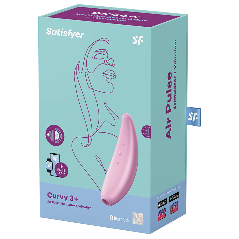Satisfyer Curvy 3 estimulador de clitoris y punto G bluetooth con APP
