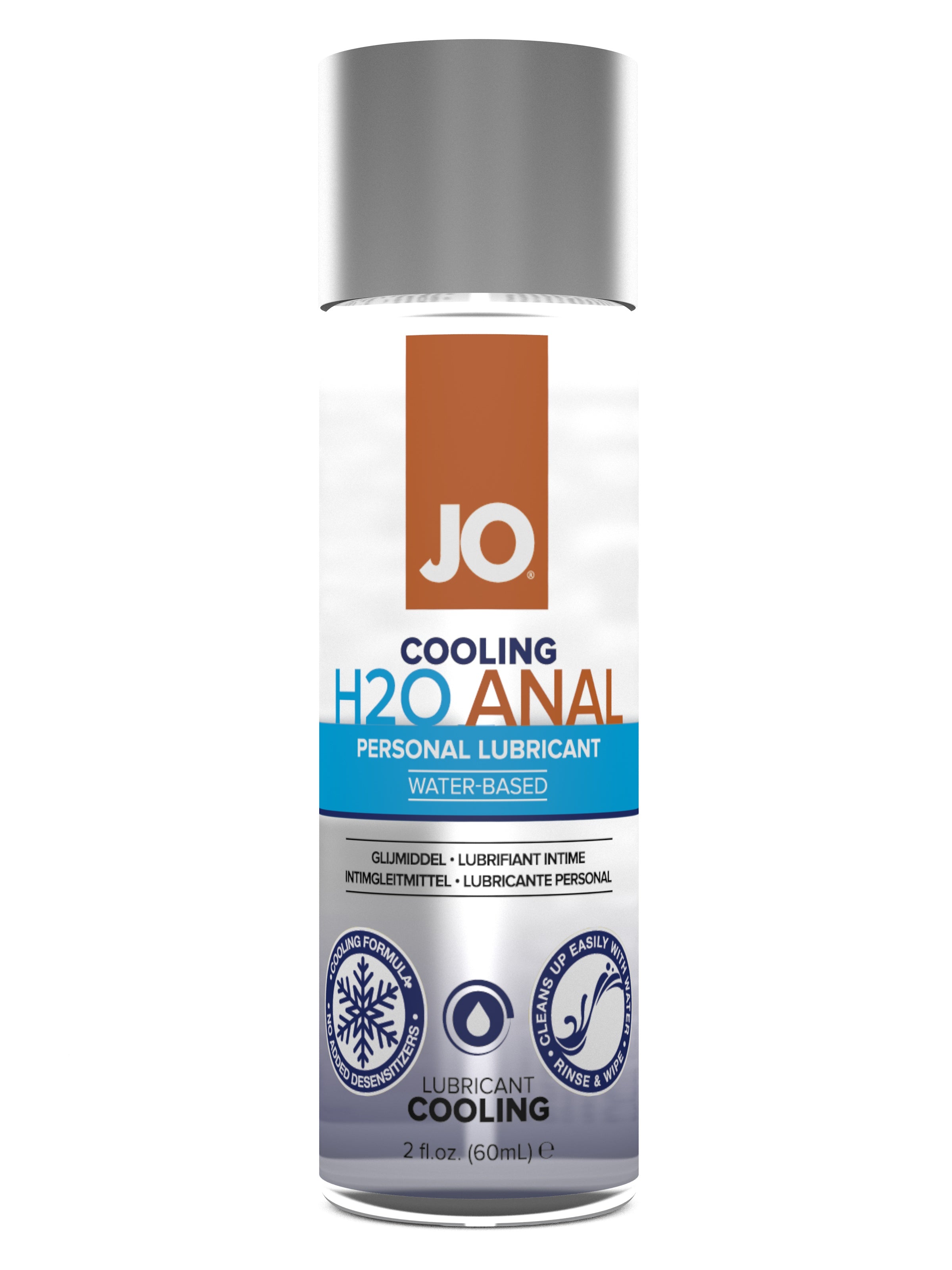 LUBRICANTE ANAL A BASE DE AGUA JO 2OZ ORIGINAL FRIO Y CALIENTE