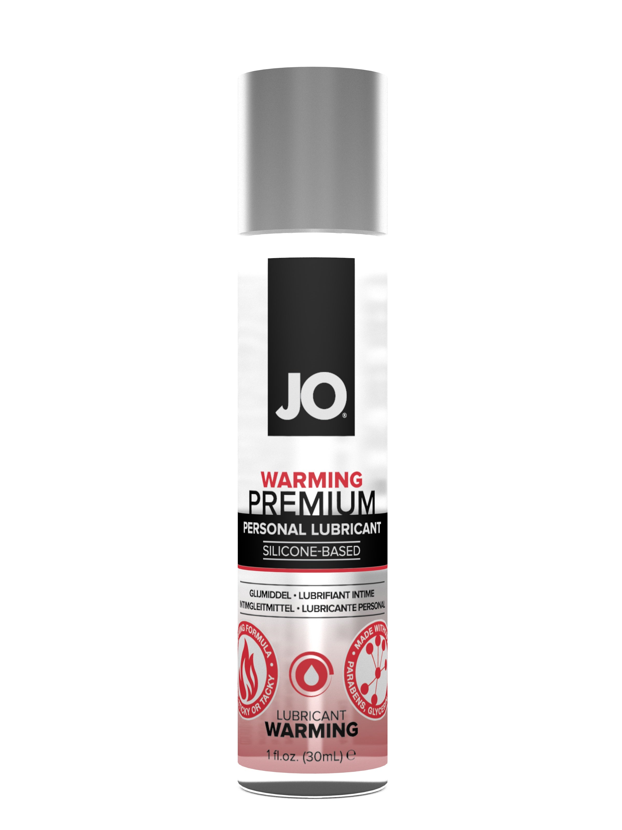 LUBRICANTE PREMIUM A BASE DE SILICON JO® 1OZ ORIGINAL, FRESCO Y CALIENTE