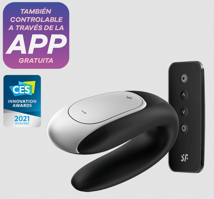 Vibrador Para Parejas Con App y Control remoto Satisfyer Double Fun