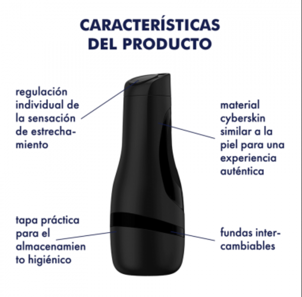 Masturbador Satisfyer Men Classic Silver