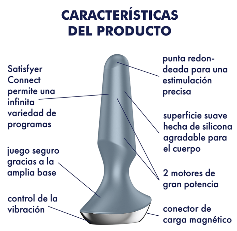 Vibrador Anal Bluetooth Con App Satisfyer Ilicious 2