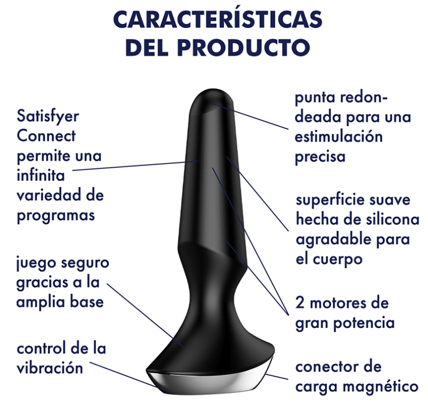 Vibrador Anal Bluetooth Con App Satisfyer Ilicious 2