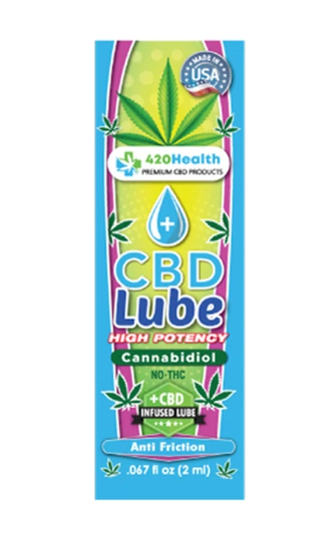 Lubricante base silicone con infusion de CBD 420 Health CBD Lube 50ML