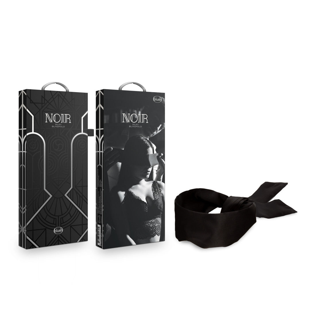 Noir - Silky Blindfold - Venda para sujetar y ojos Suave de alta calidad