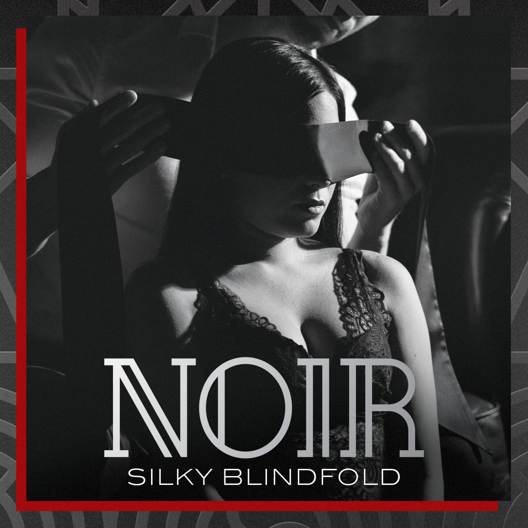 Noir - Silky Blindfold - Venda para sujetar y ojos Suave de alta calidad