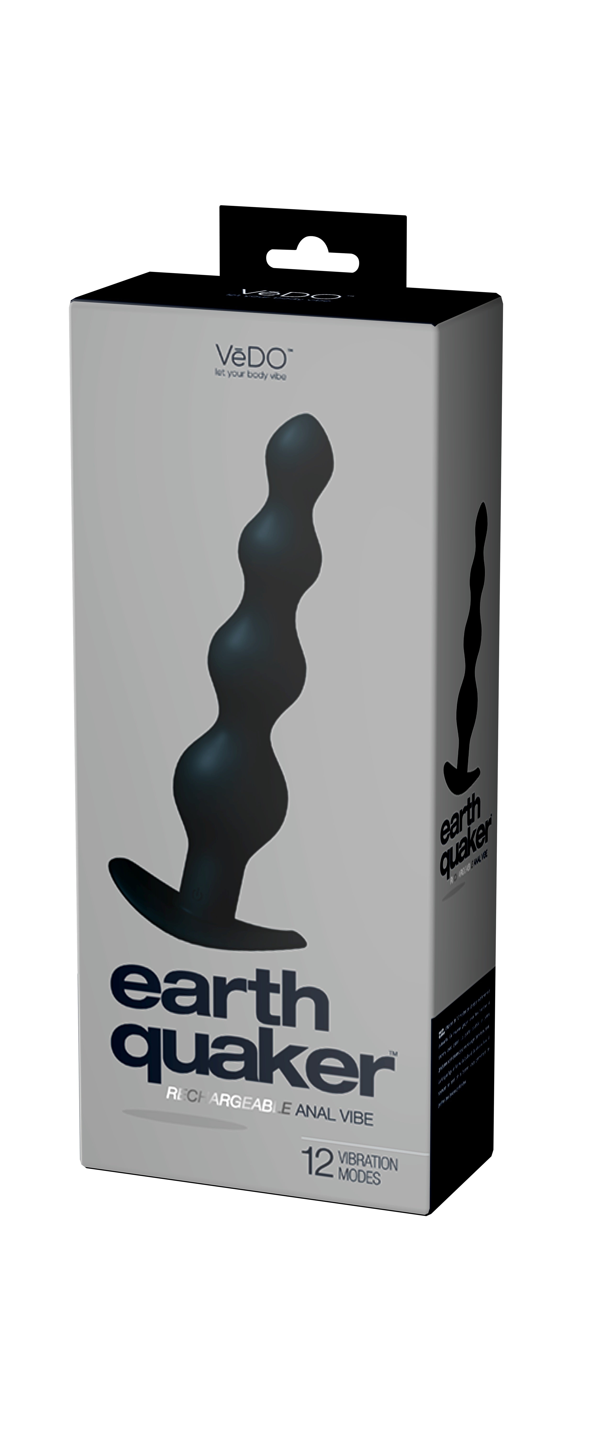 Vibrador Anal Recargable Super Potente Vedo Earth Quaker