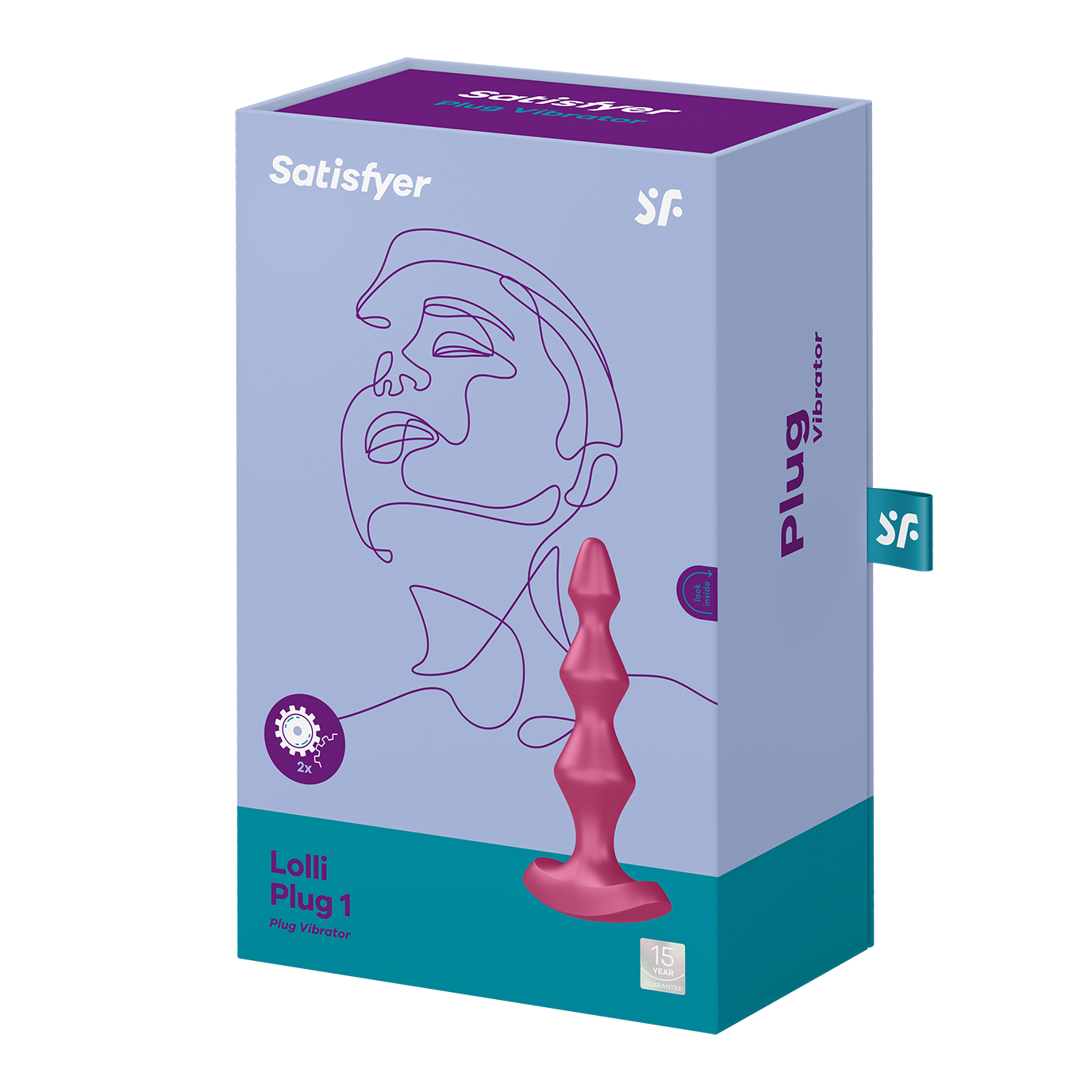 Vibrador Anal Unisex Recargable Satisfyer Lolli Plug 1
