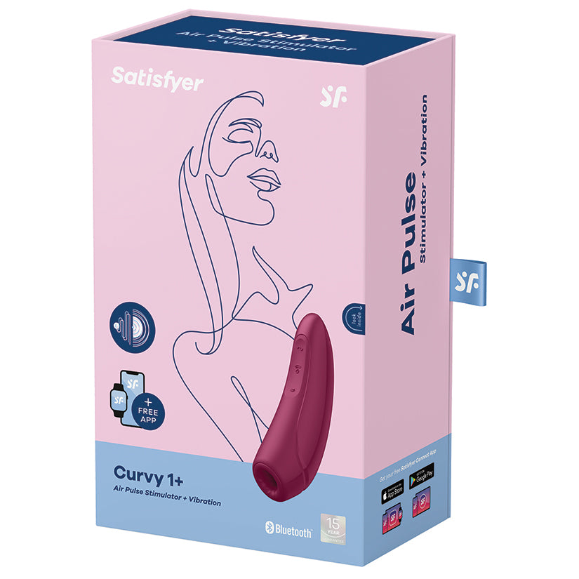 Satisfyer Curvy 1 estimulador de clitoris y punto G bluetooth con APP