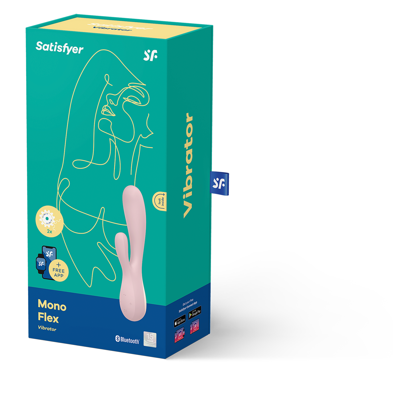 Vibrador Satisfyer Mono Flex con Aplicacion movil y Bluetooth
