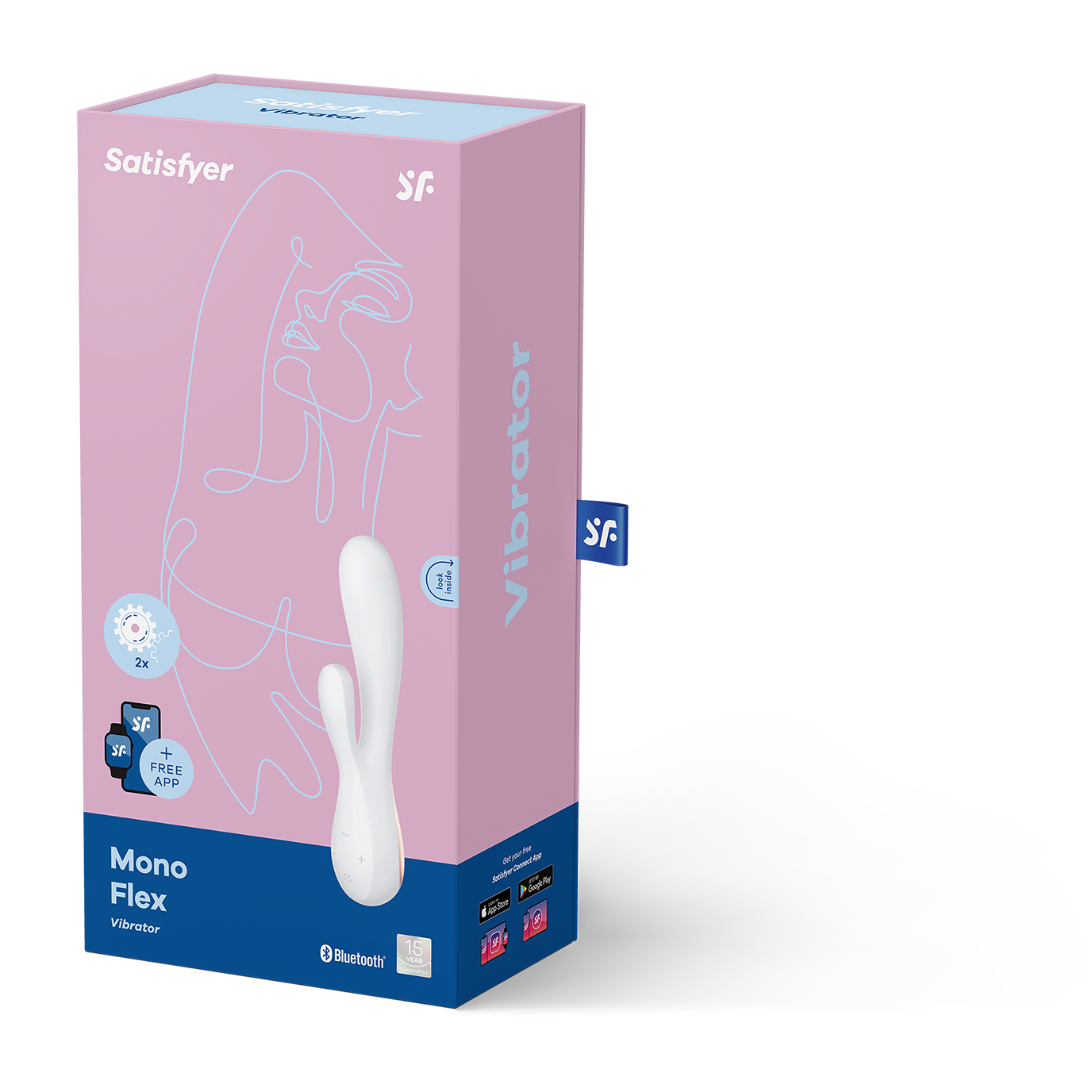 Vibrador Satisfyer Mono Flex con Aplicacion movil y Bluetooth
