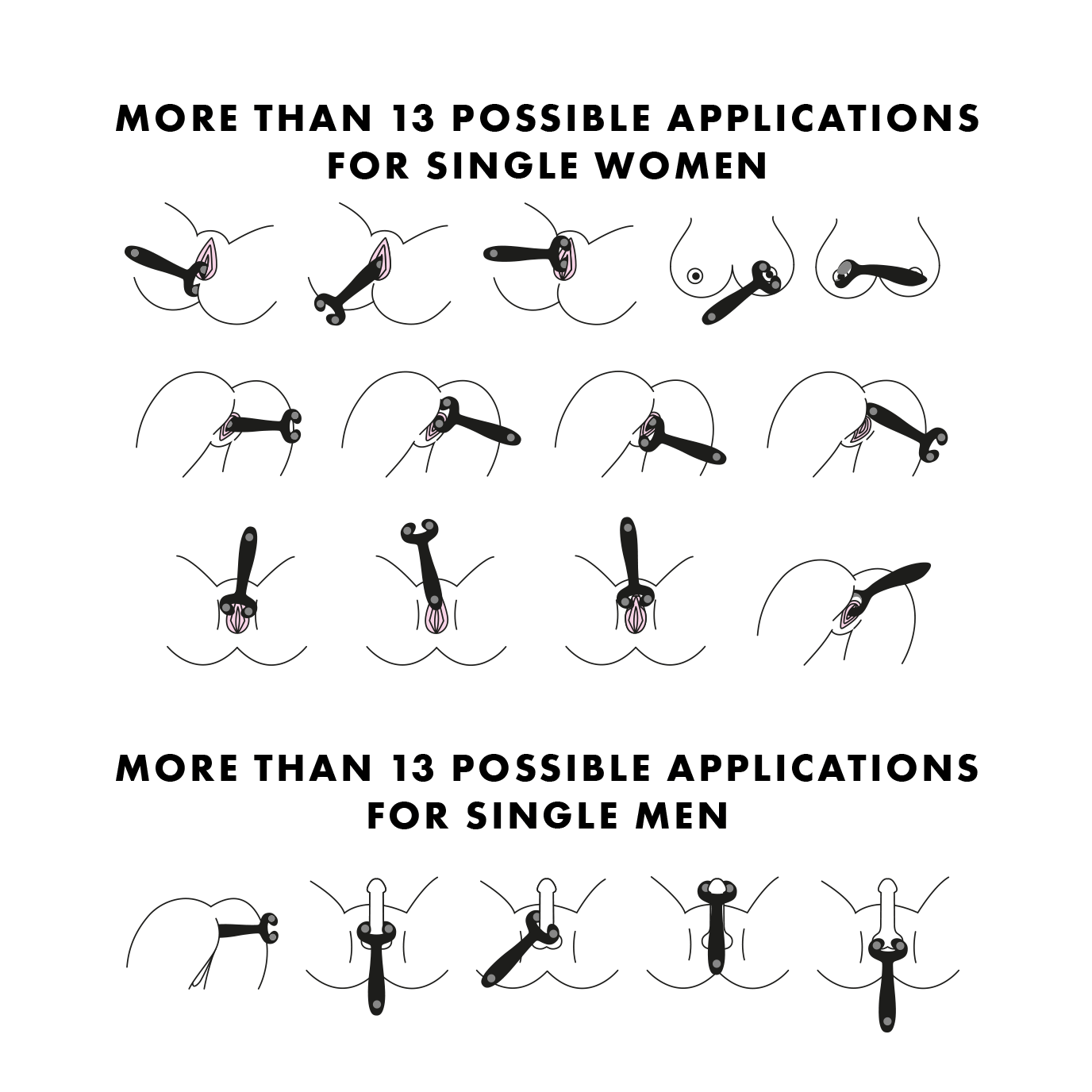 Vibrador multifunciones todas las zonas erogenas en pareja o a solas Satisfyer Endless Fun