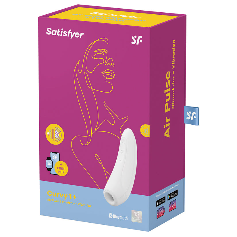 Satisfyer Curvy 1 estimulador de clitoris y punto G bluetooth con APP