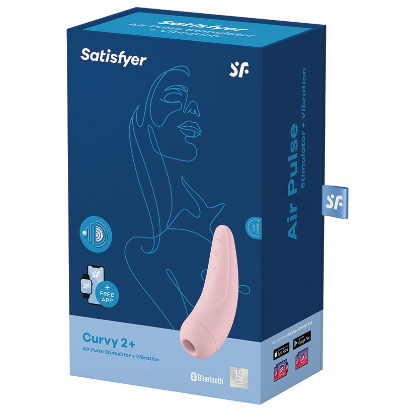 Satisfyer Curvy 2 bluetooth con APP estimula clitoris y punto G