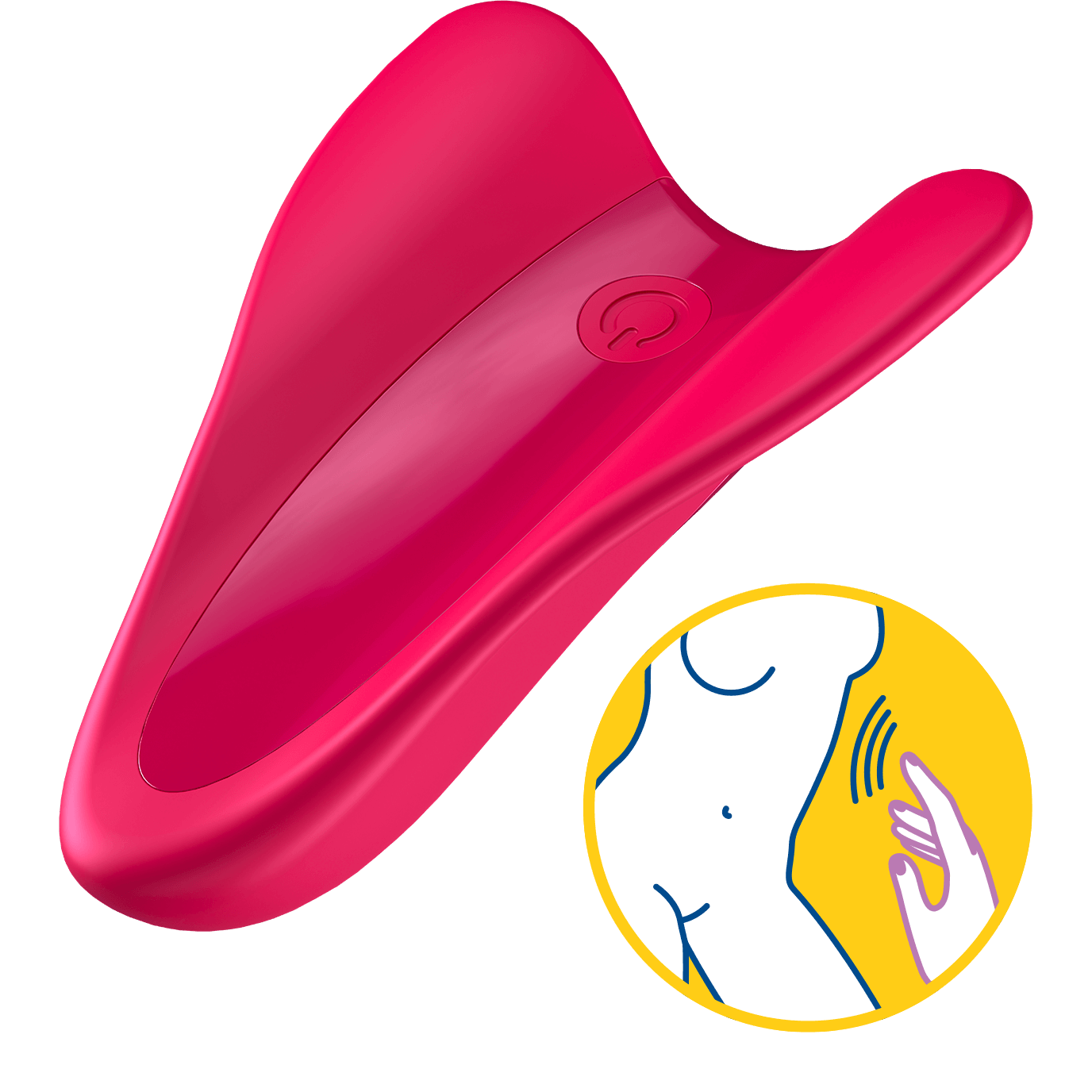 Vibrador Dedal Femenino para estumular zonas erogenas, Satisfyer High Fly