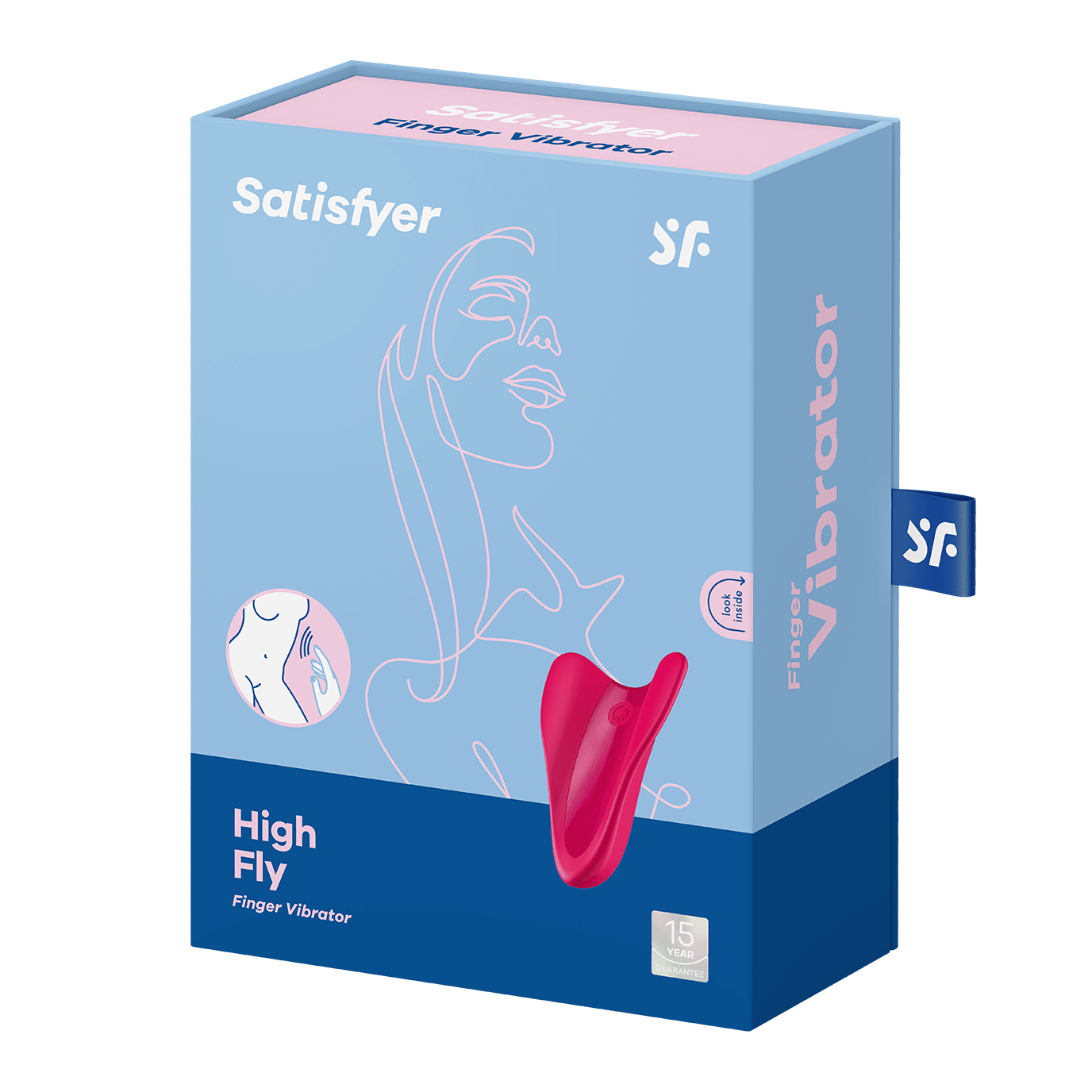 Vibrador Dedal Femenino para estumular zonas erogenas, Satisfyer High Fly