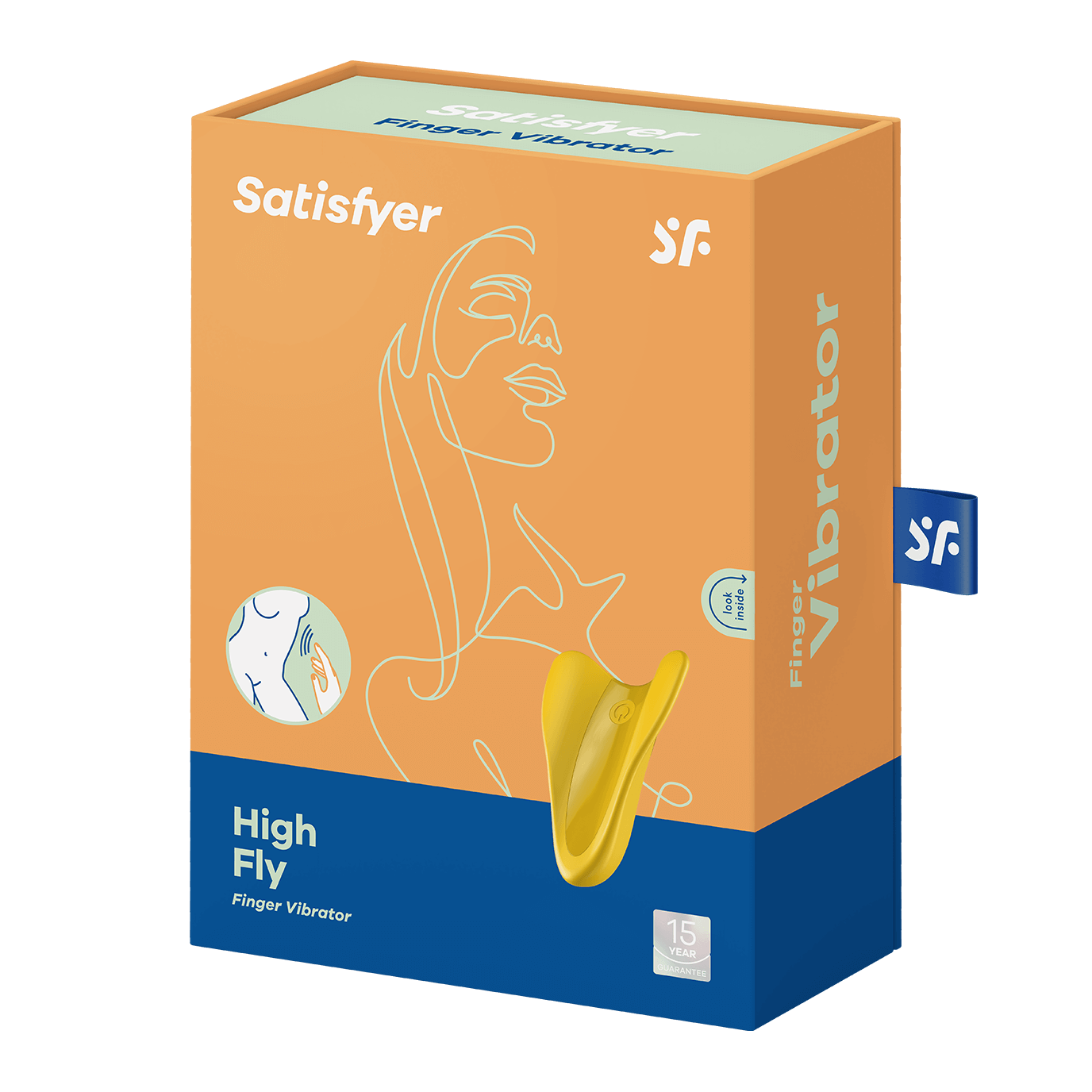 Vibrador Dedal Femenino para estumular zonas erogenas, Satisfyer High Fly
