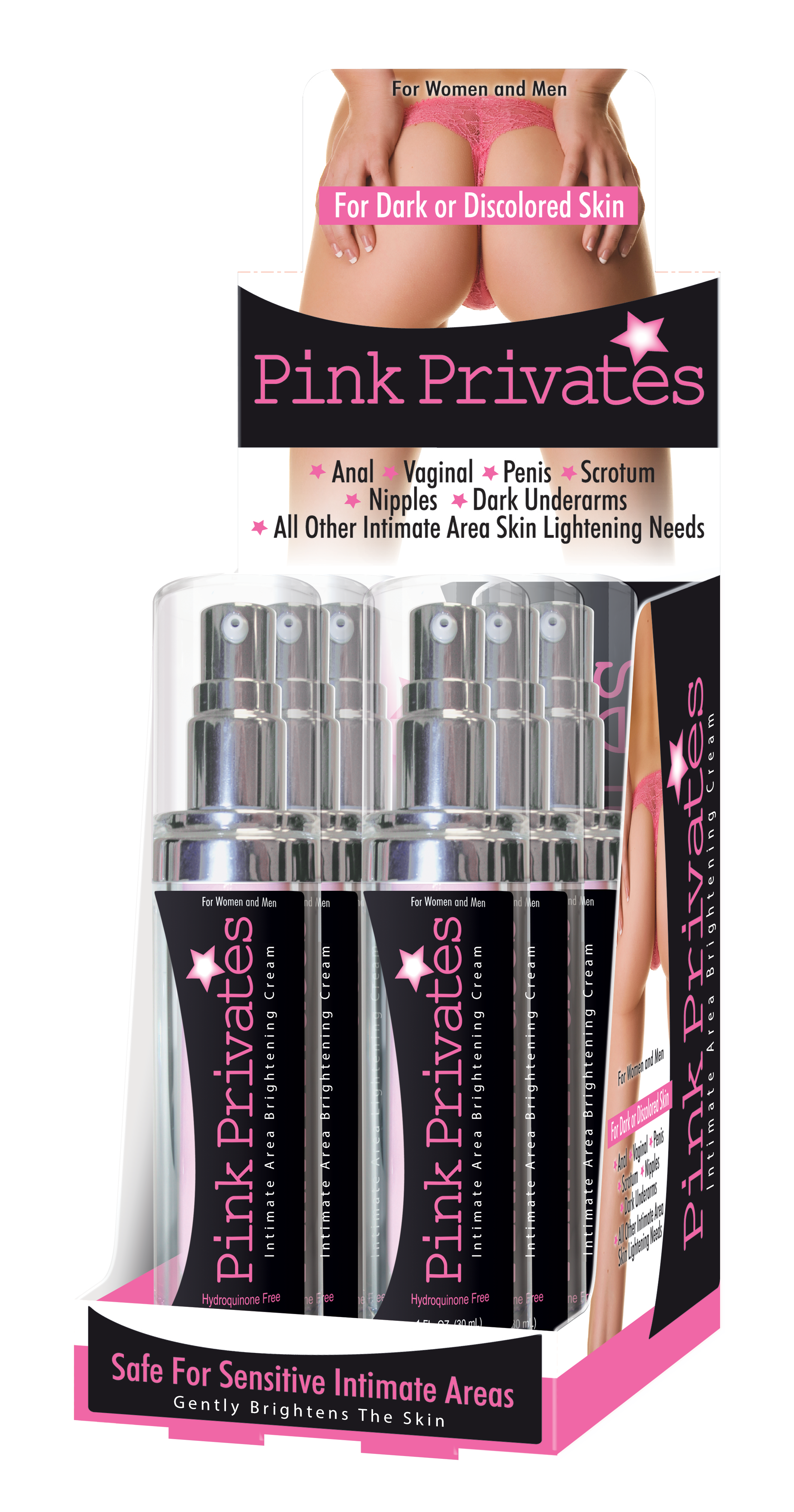 Crema Aclaradora Para Zonas Intimas Pink Privates Cream USA