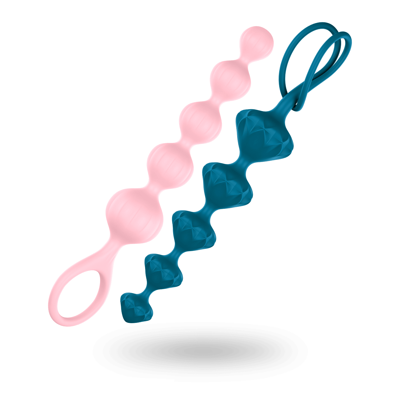 Rosario Anal De Silicone Satisfyer Love Beads Pack De 2 Unidades